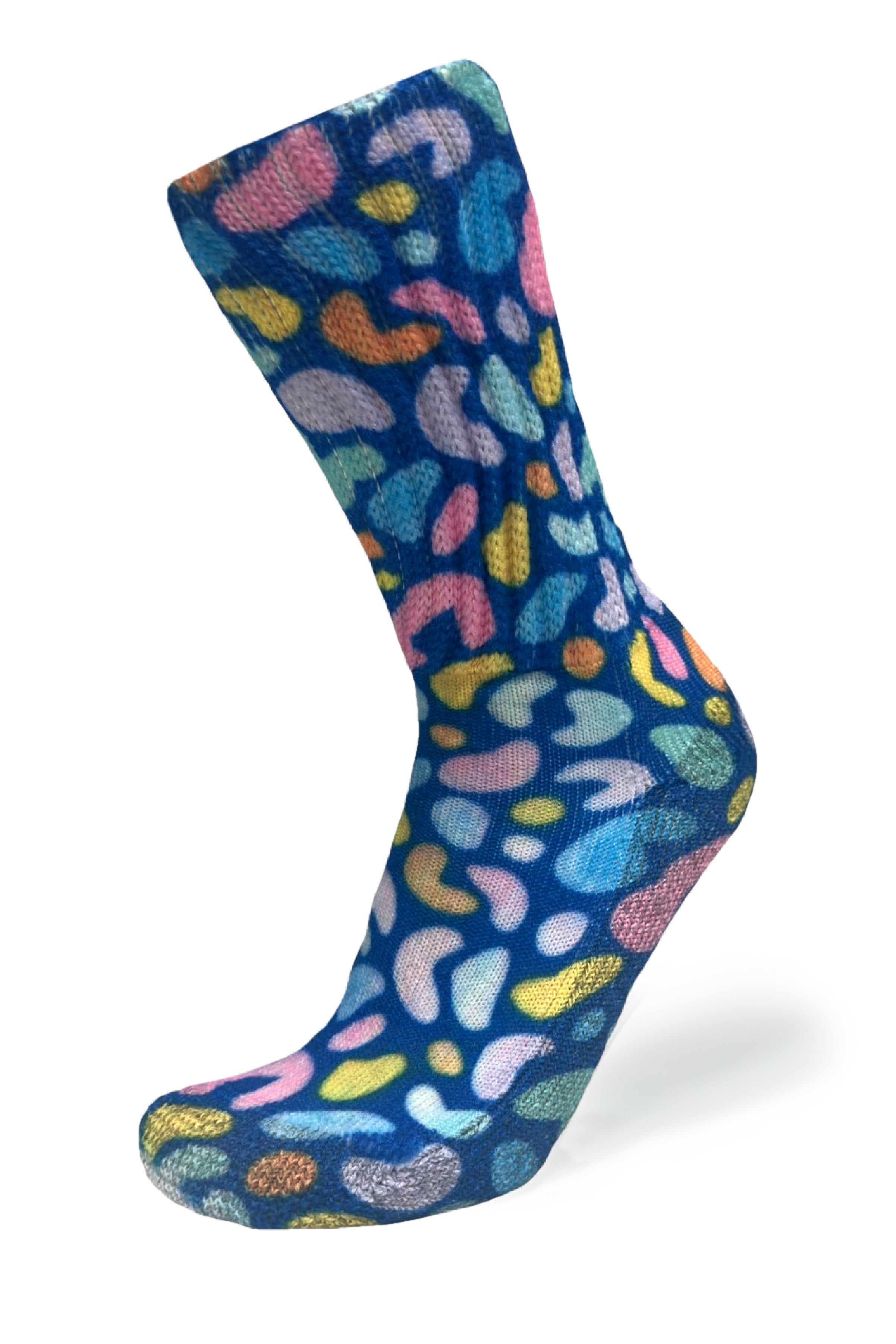 Cozy Diabetic Comfort Relax Fit Spring Chill Crew Socks