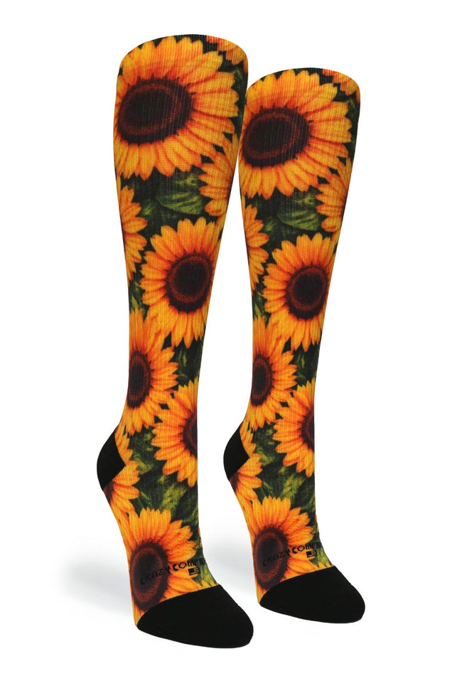 Medias de compresión de venta libre 360 ​​Spring Stripes (estándar y extra anchas) 