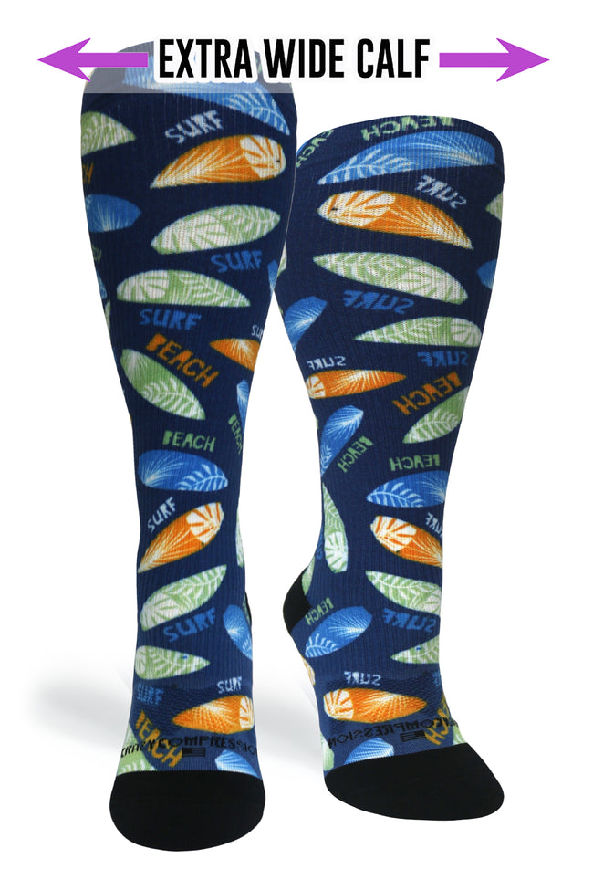 Calcetines de compresión 360 Surf Beach OTC (estándar y extra anchos) 