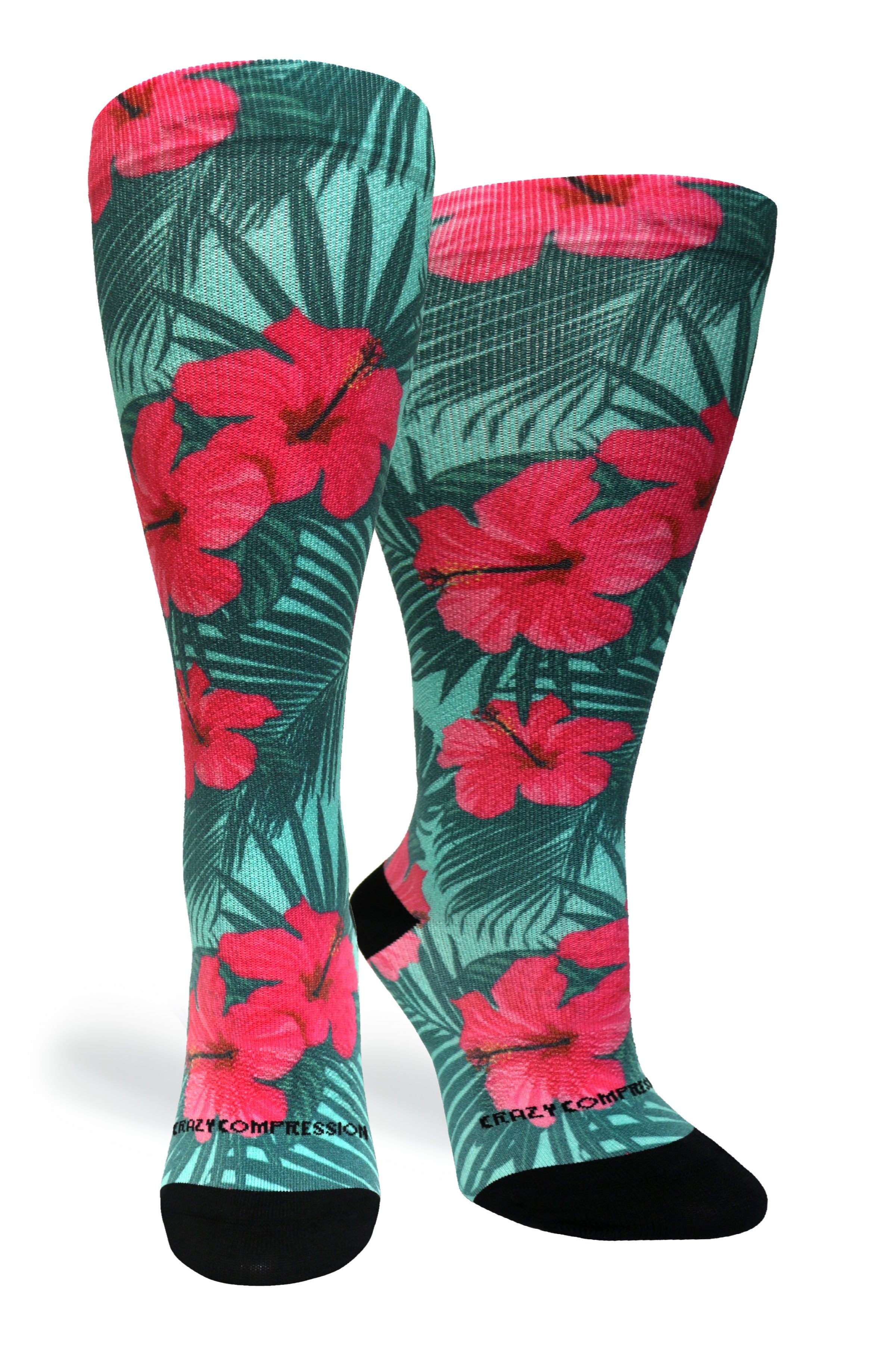 360 Tropical Hibiscus (EXTRA WIDE CALF)