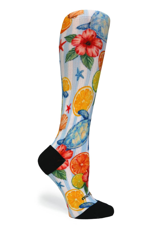 Medias de compresión de venta libre 360 ​​Spring Stripes (estándar y extra anchas) 