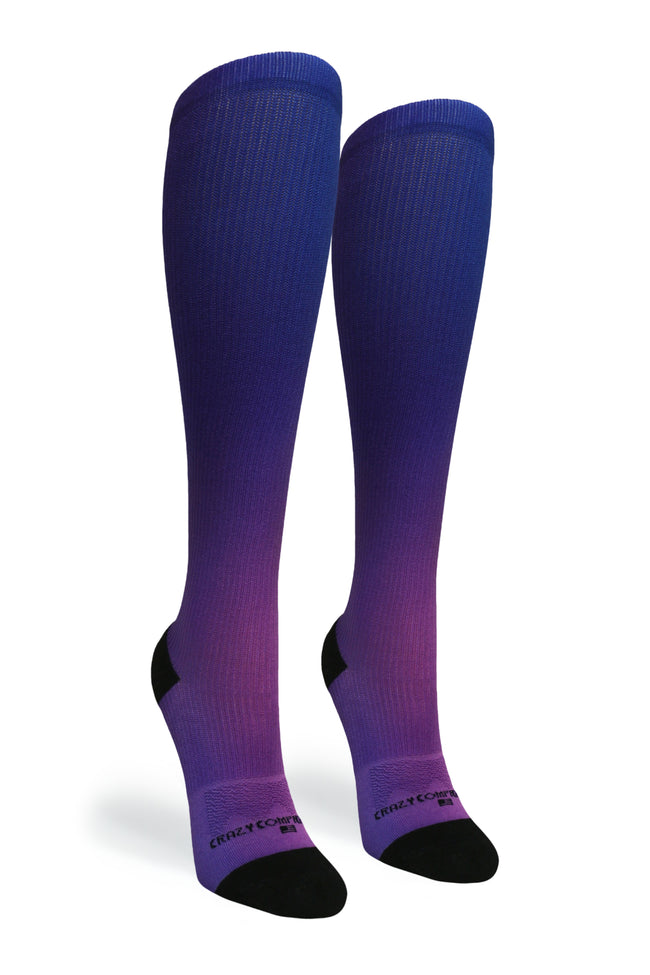 Medias de compresión de venta libre 360 ​​Spring Stripes (estándar y extra anchas) 