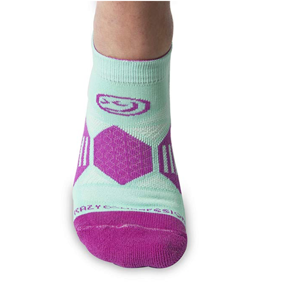 Mighty Mint & Berry Runners - Elite Compression Running Socks - CrazyCompression.com